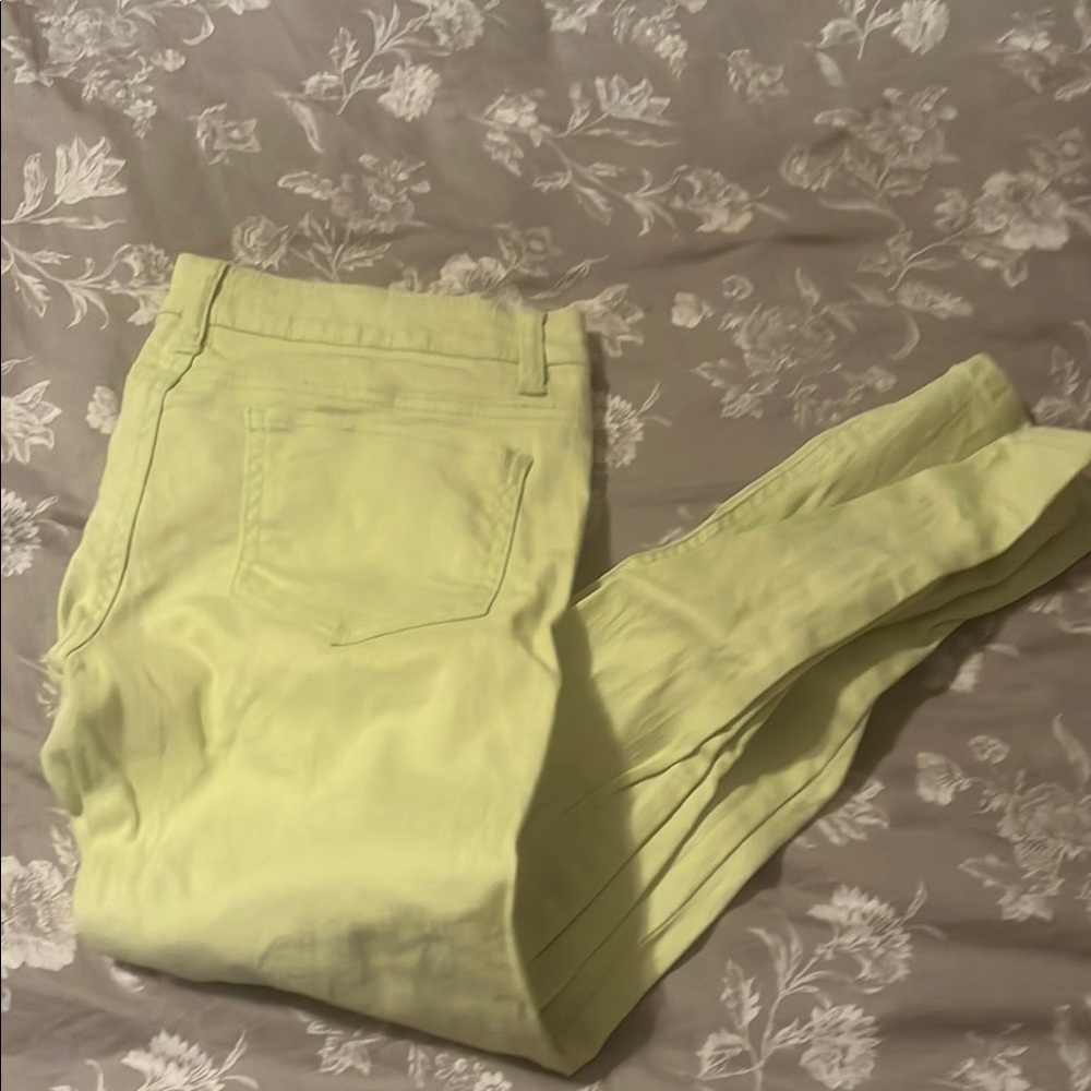 Lime Green skinny Jeans